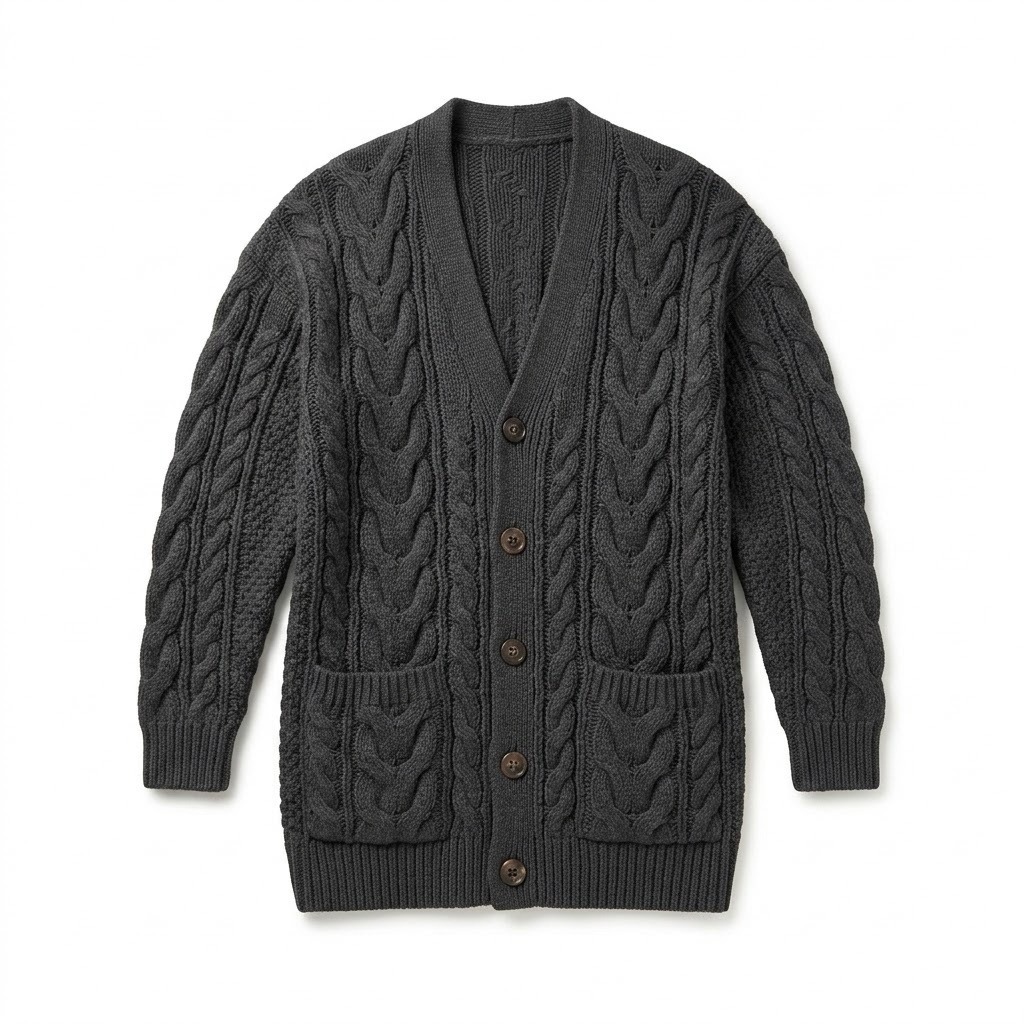 Chunky Cable Cardigan 3