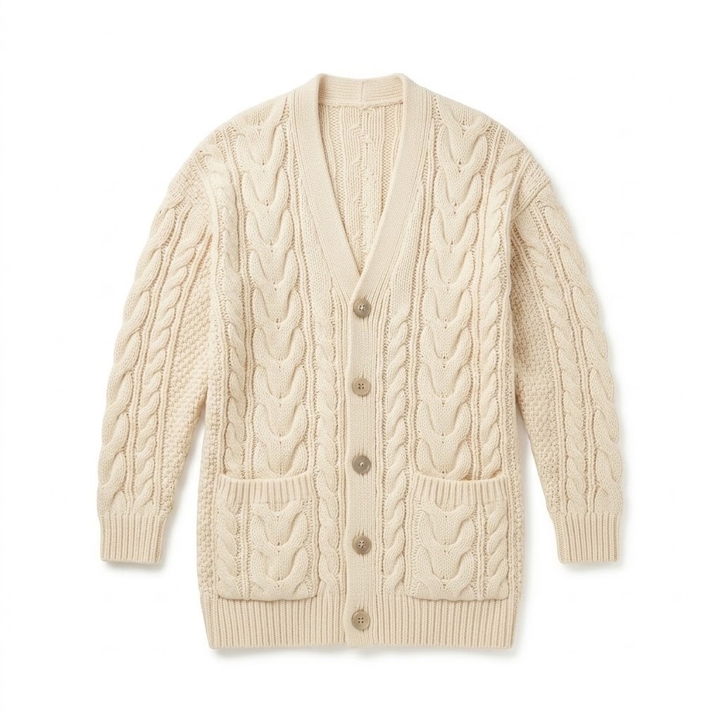 Chunky Cable Cardigan