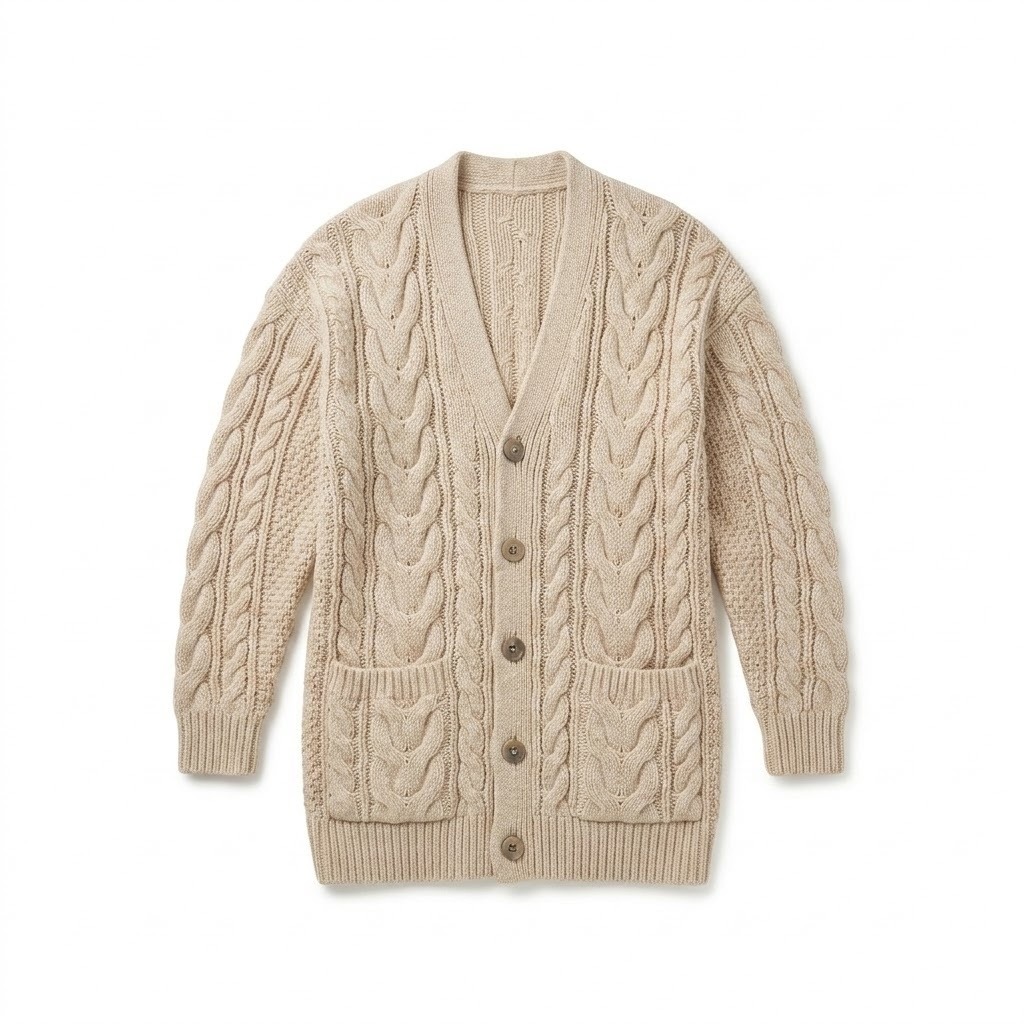 Chunky Cable Cardigan 2