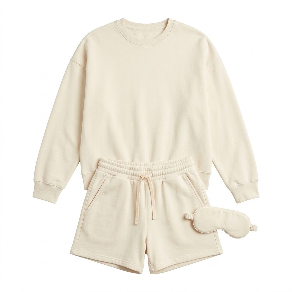 Cropped Sweatshirt & Jogger Set