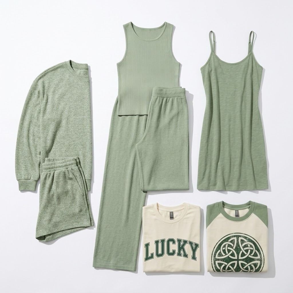 Cropped Sweatshirt & Jogger Set 2