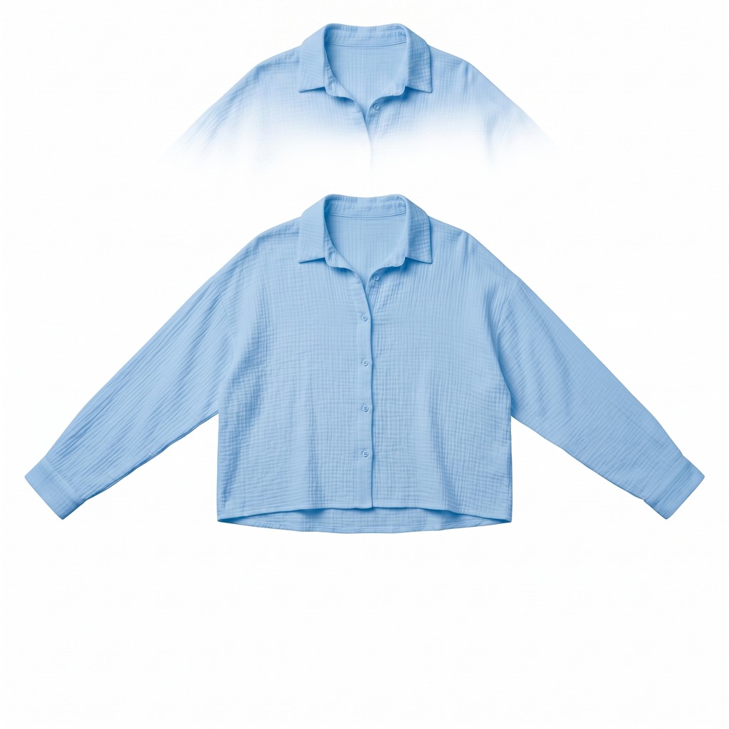 Gauze Button Shirt 3