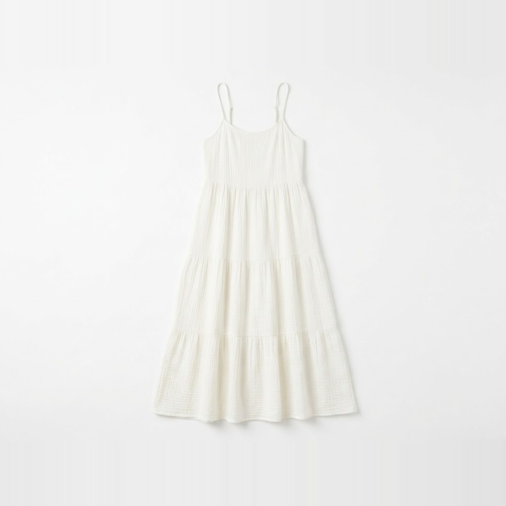 Ivory Tiered Maxi Dress