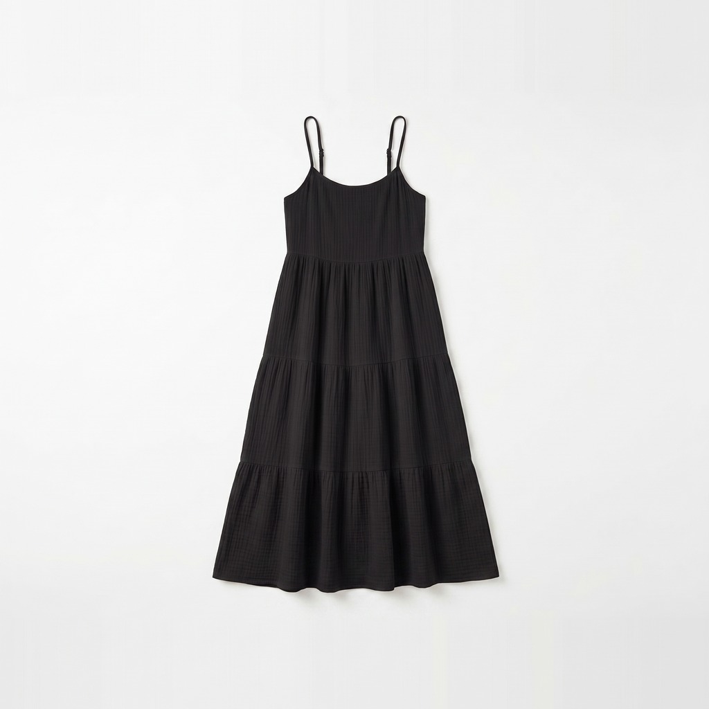 Ivory Tiered Maxi Dress 3