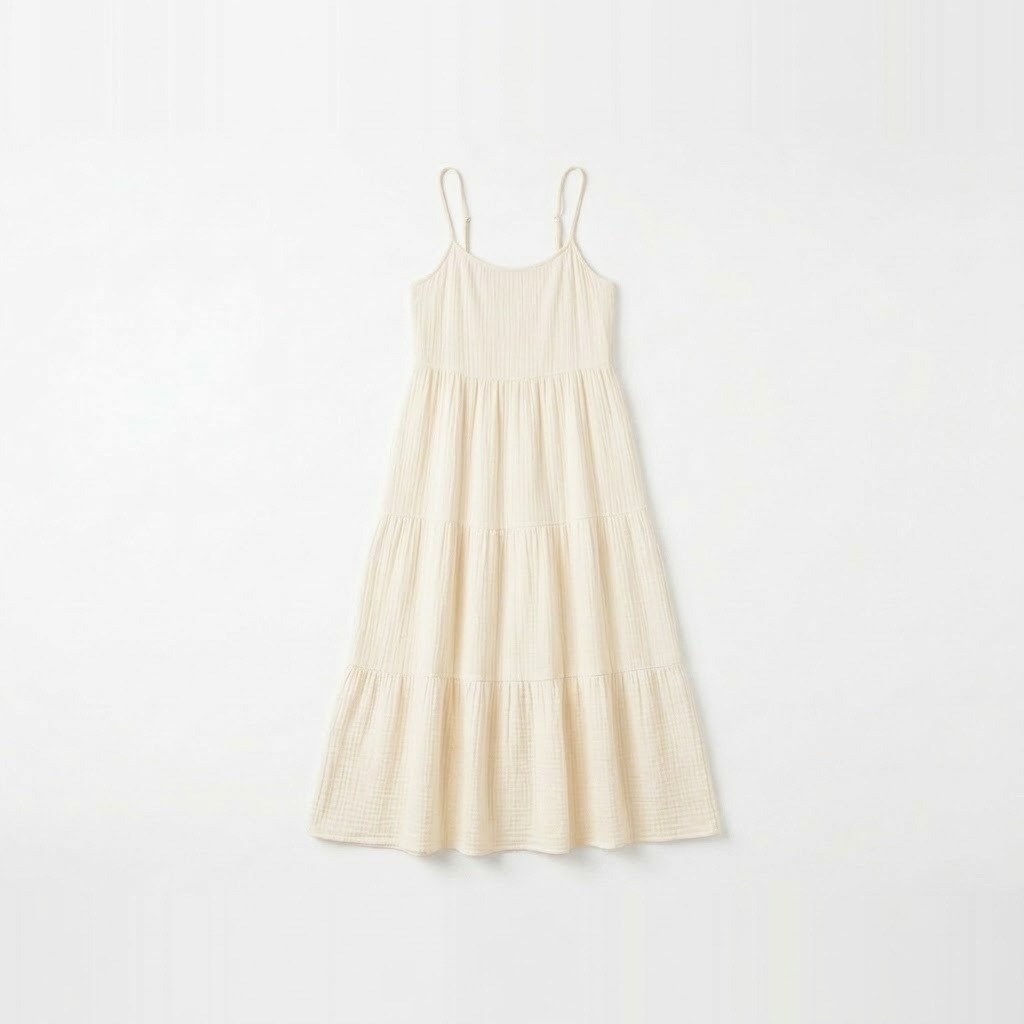 Ivory Tiered Maxi Dress