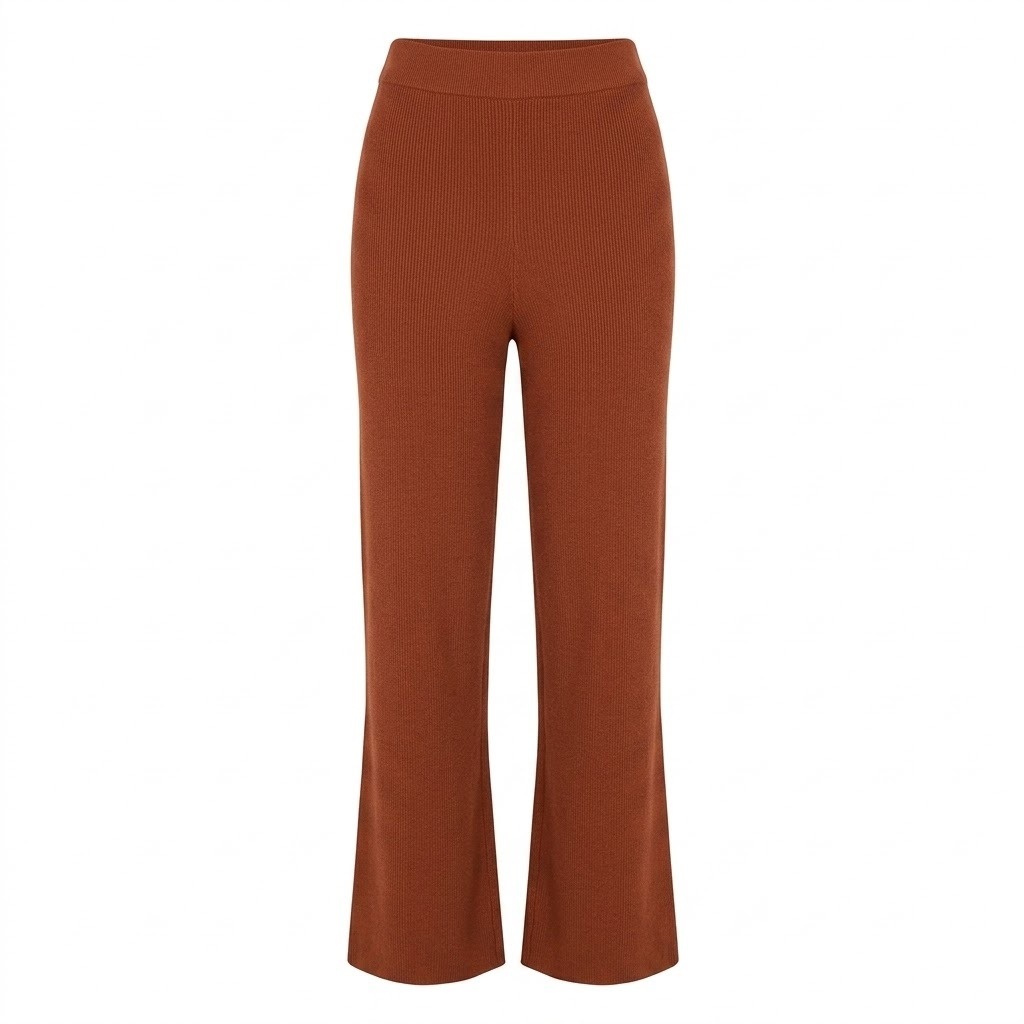 Ribbed Flare Lounge Pant 4