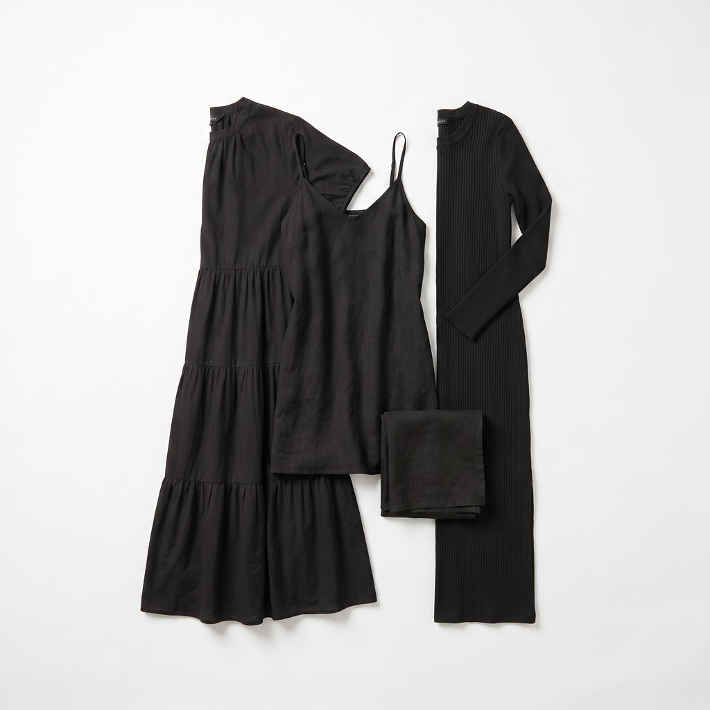 Ribbed Knit Midi Dress