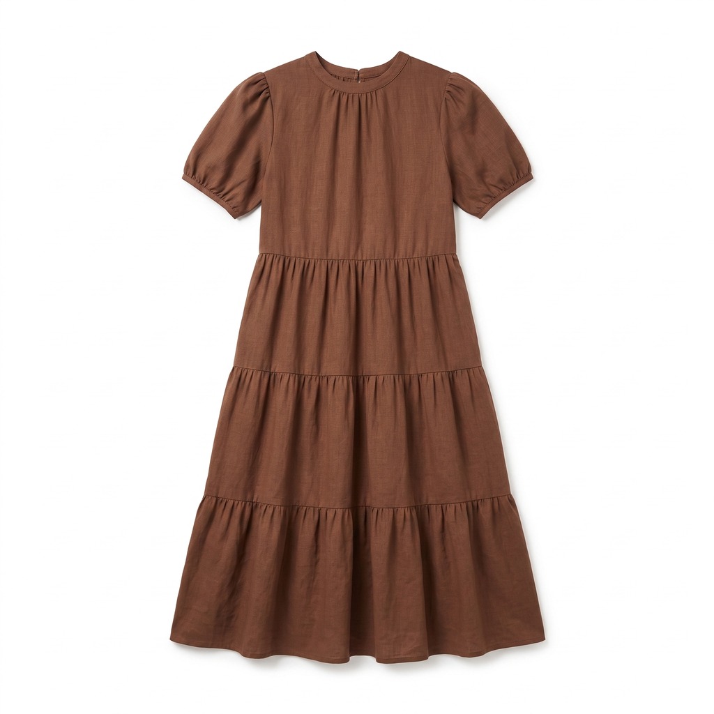 Ribbed Knit Midi Dress 3