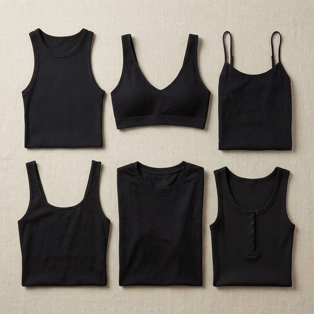 Ribbed Racer Tank 2