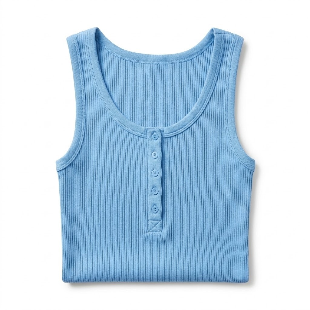 Ribbed Racer Tank 4