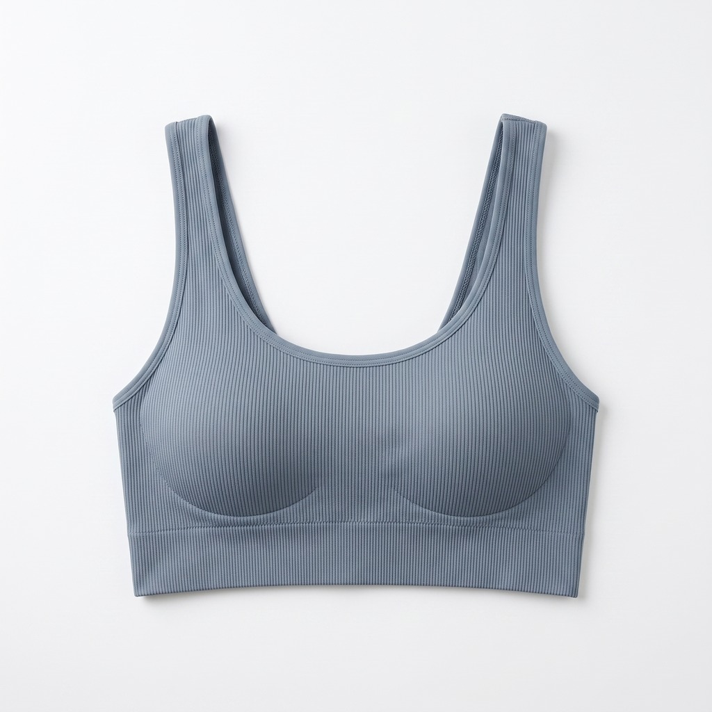 Seamless Ribbed Bra Top 2