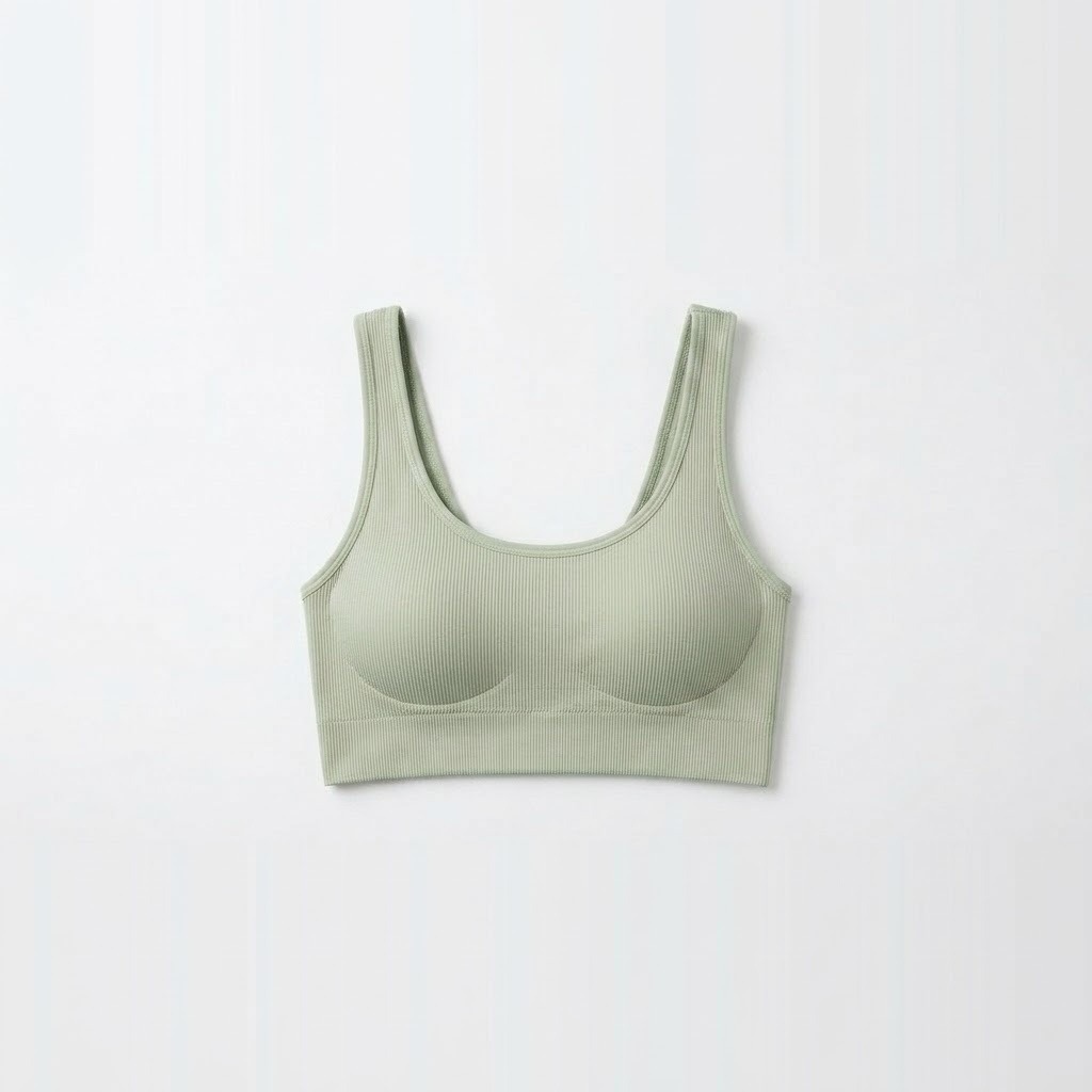Seamless Ribbed Bra Top