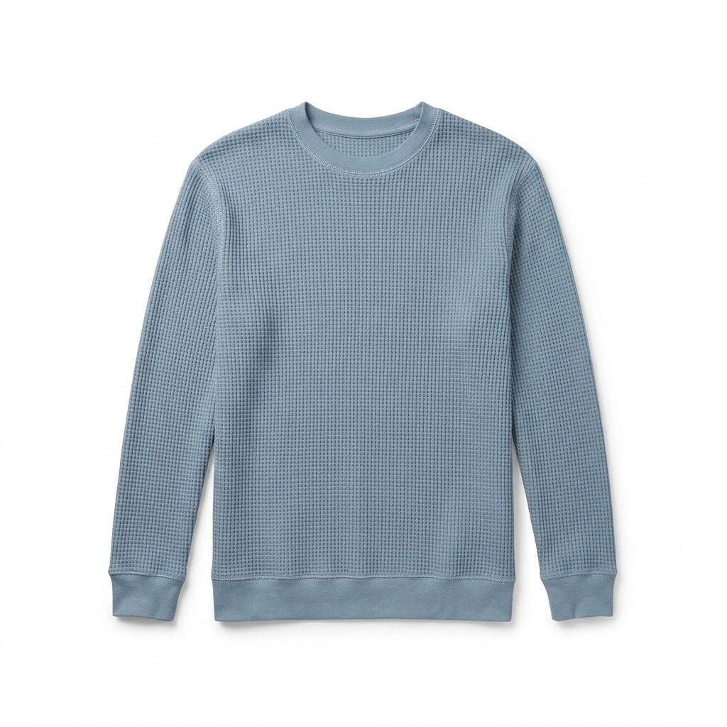 Waffle Knit Lounge Top 2